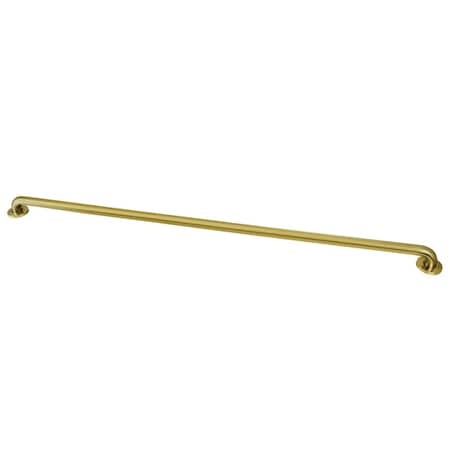 Kingston Brass DR514547 54-Inch x 1-1/4-Inch O.D Grab Bar, Brushed Brass DR514547